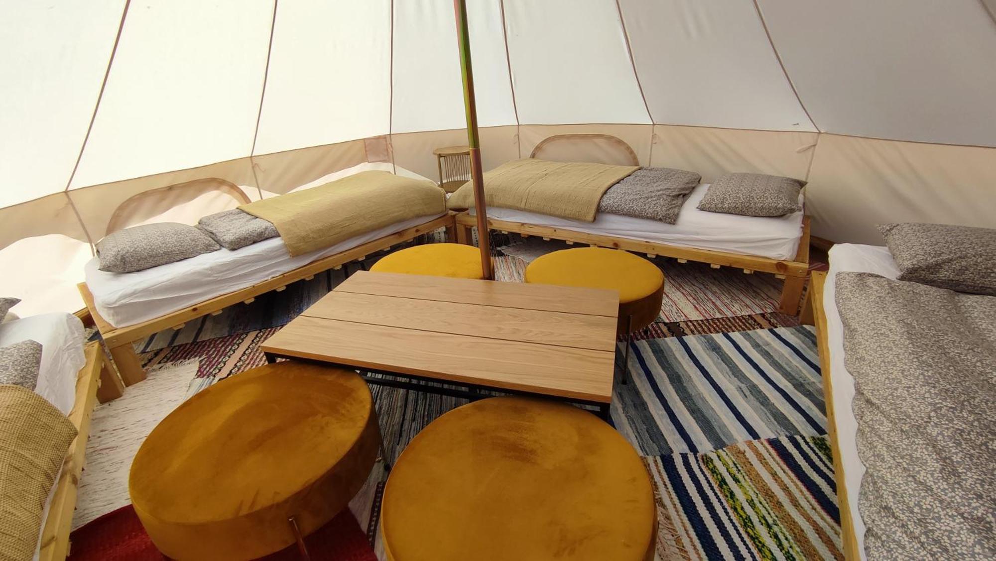 Glamping Taelt/Tent - Glampingzelt -Lodge - Sjoeutsikt Blattniksele Esterno foto