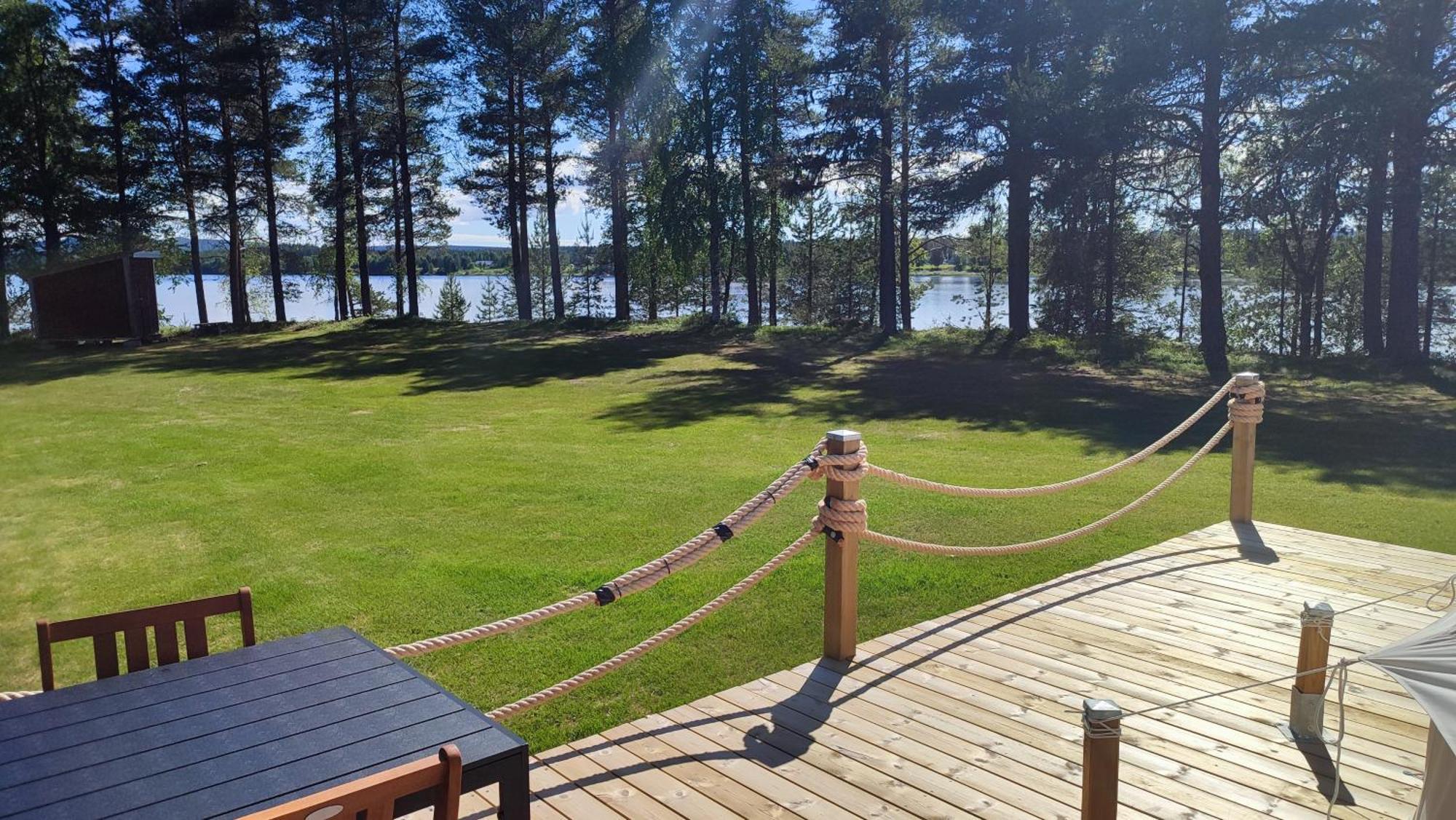 Glamping Taelt/Tent - Glampingzelt -Lodge - Sjoeutsikt Blattniksele Esterno foto
